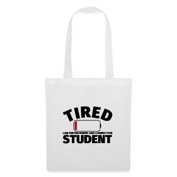 Étudiant en application de la loi et en correction Funny Ge - Sac en tissu - blanc - Devant