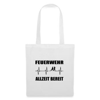 Feuerwehr - Stoffbeutel - Weiß - Vorne