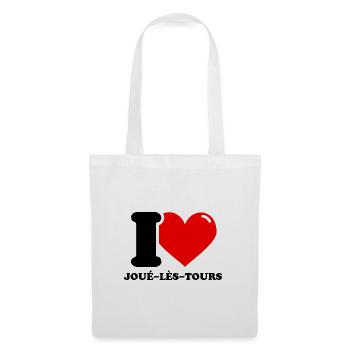 Ich liebe Joué-lès-Tours - Stoffbeutel - Weiß - Vorne