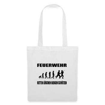 Feuerwehr - Stoffbeutel - Weiß - Vorne