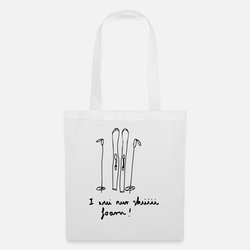 ski guiding - Tote Bag - white