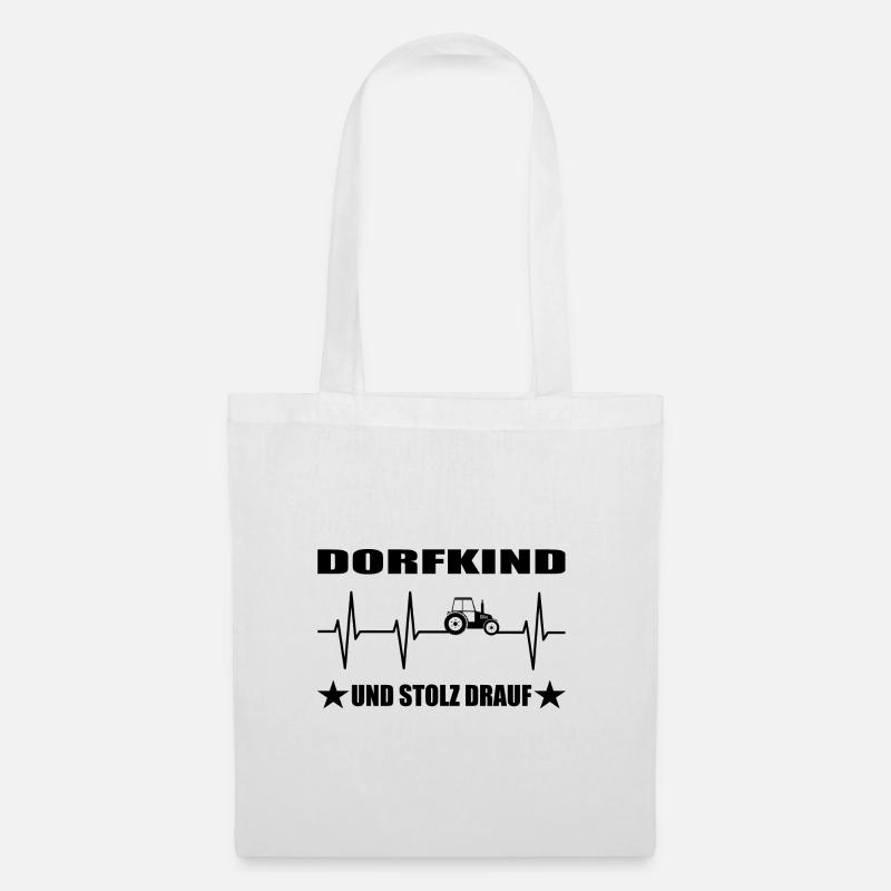 Dorfkind - Stoffbeutel - Weiß