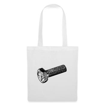 Accessoires d’atelier Pièce de rechange Vis - Sac en tissu - blanc - Devant