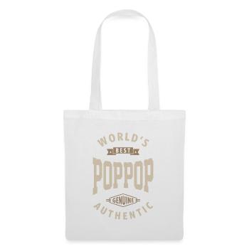 Meilleure pop pop - Sac en tissu - blanc - Devant