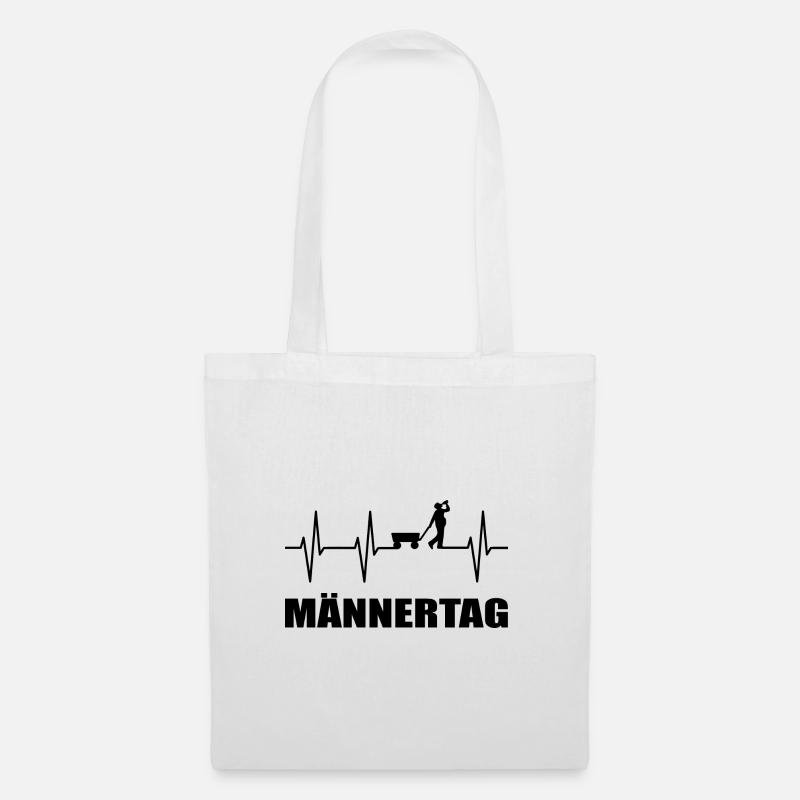 Männertag - Stoffbeutel - Weiß