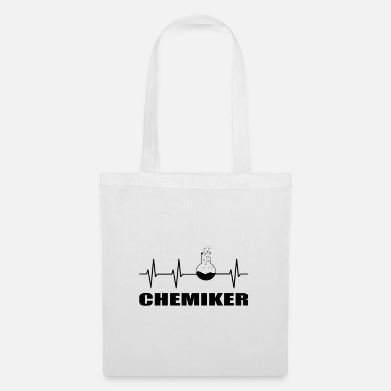 Chemie - Stoffbeutel - Weiß