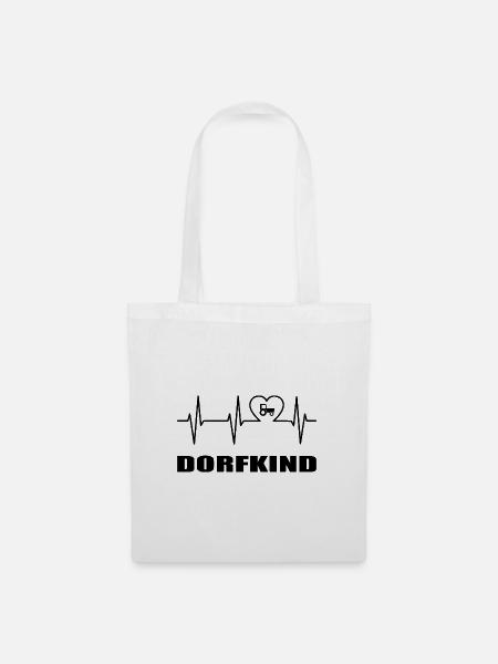 Dorfkind - Stoffbeutel - Weiß