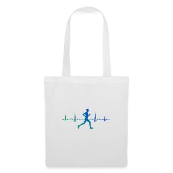 Fitness Laufen Cross Country Running Running - Tote Bag - white - Front