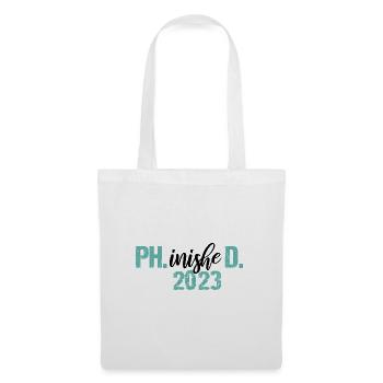 Doktor 2023 Abschluss Philister Dissertation Phd - Stoffbeutel - Weiß - Vorne