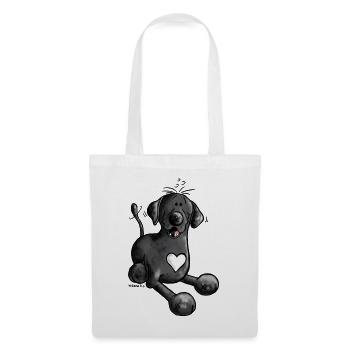Labbi Love - Labrador Retriever - Stoffbeutel - Weiß - Vorne