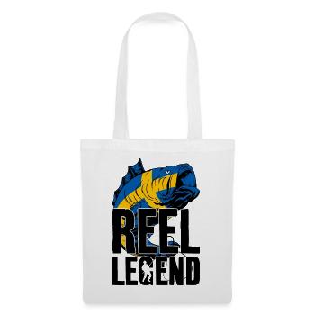 REEL LEGEND SCHWEDEN ANGELN ANGLER - Stoffbeutel - Weiß - Vorne