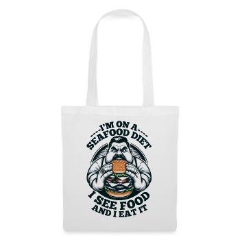 I'm on a seafood diet... I see food and I eat it! - Tote Bag - white - Front