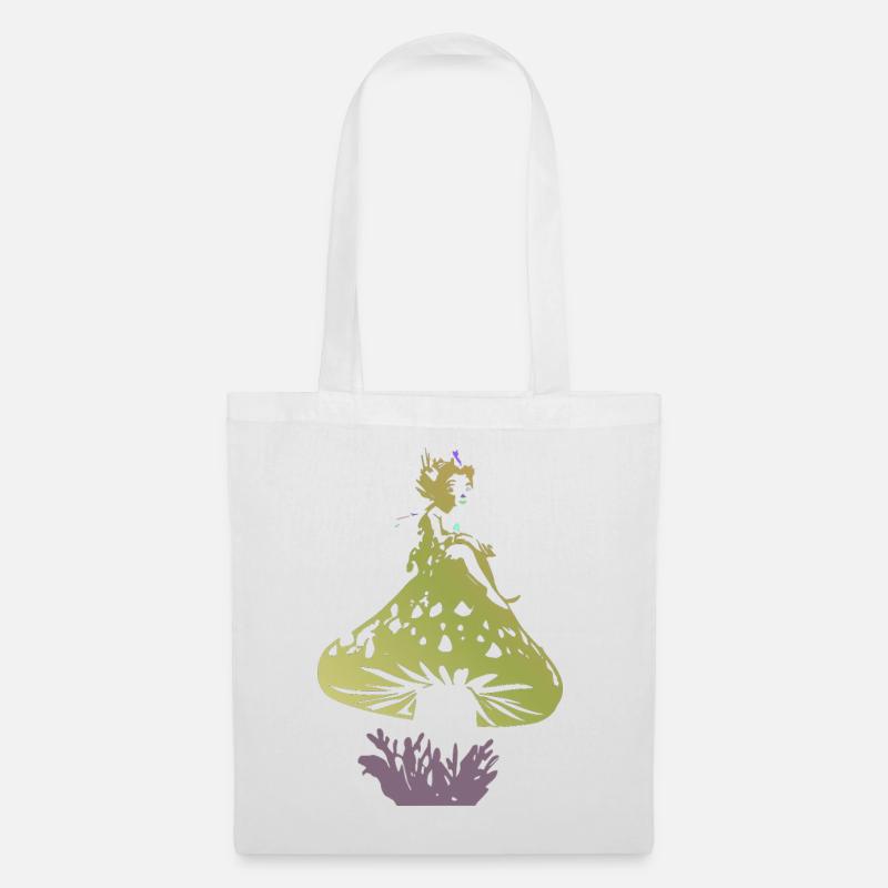 Fantasy mushroom - Tote Bag - white