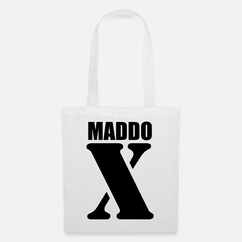 Maddox – First Name Design | Minimal Typography - Tote Bag - white