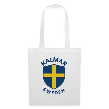 Kalmar-Schild Schweden - Stoffbeutel - Weiß - Vorne