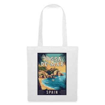 Explore Captivating Tossa de Mar in Spain - Tote Bag - white - Front