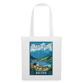 Explore the Lakeside Beauty of Gmunden in Austria - Tote Bag - white - Front