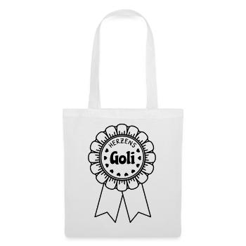 Herzens Goli - Stoffbeutel - Weiß - Vorne