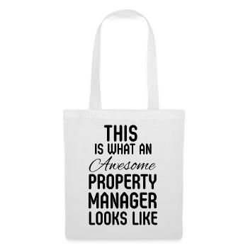 Property Manager Real Estate Appreciation Gift - Tote Bag - white - Front