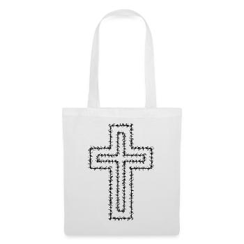 Christian Cross - Tote Bag - white - Front
