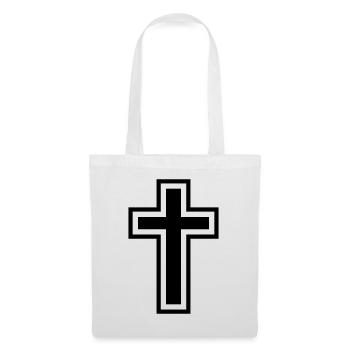 Cross - Tote Bag - white - Front