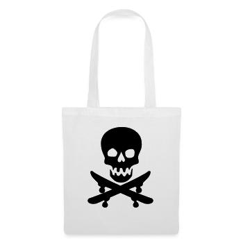 Skateboard - Tote Bag - white - Front