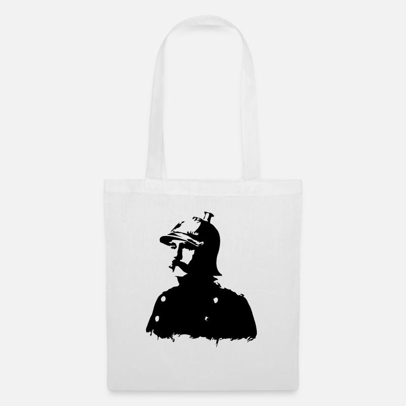Otto von Bismarck - Stoffbeutel - Weiß