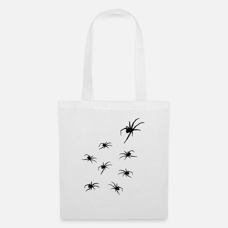 Spiders, Spider Horror - araignées - Sac en tissu - blanc