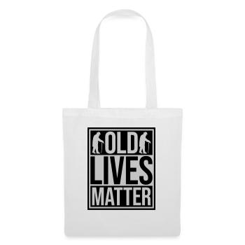 old lives matter quote - Tote Bag - white - Front
