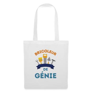 Bricoleur de génie 5 - Sac en tissu - blanc - Devant