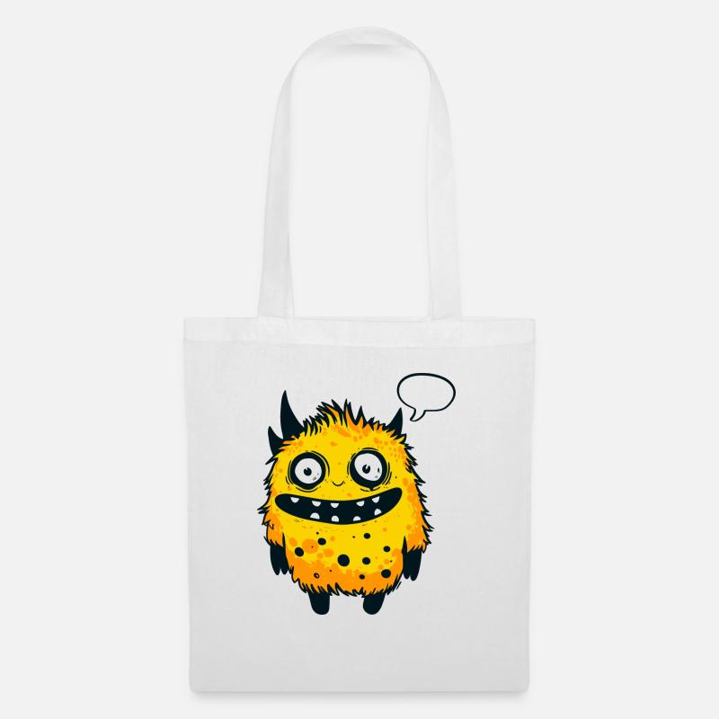 Bob das Fleckenmonster - Stoffbeutel - Weiß