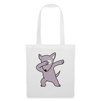 dog dabbing 02 - Tote Bag - white - Front