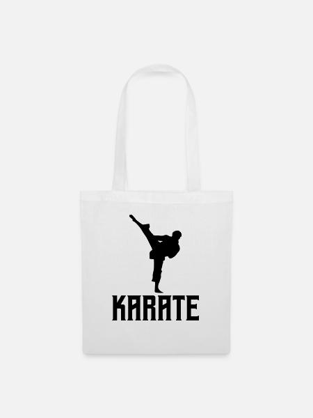Karaté - Sac en tissu - blanc