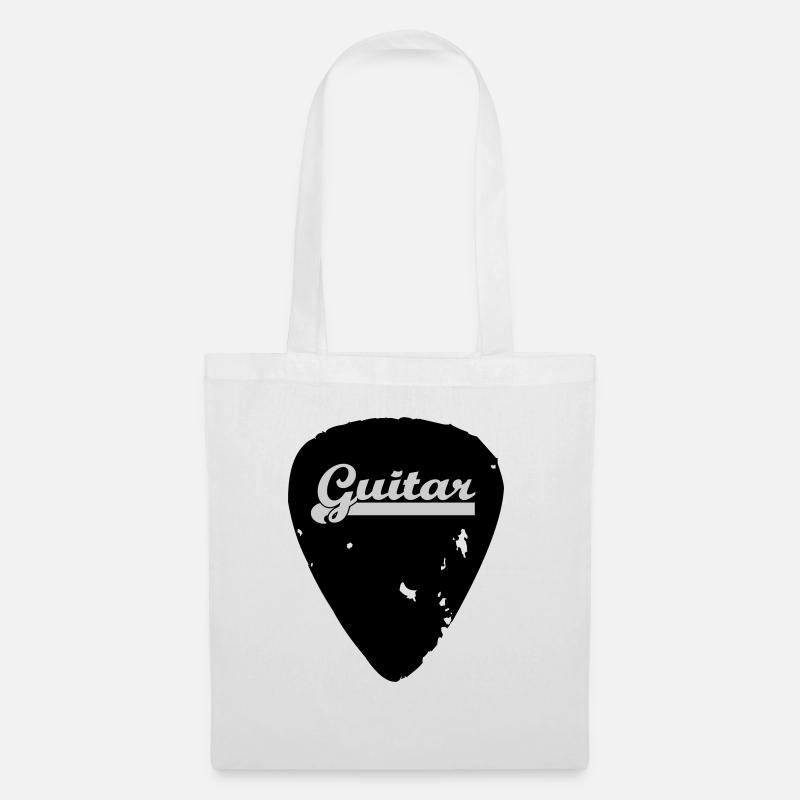 guitar - Stoffbeutel - Weiß