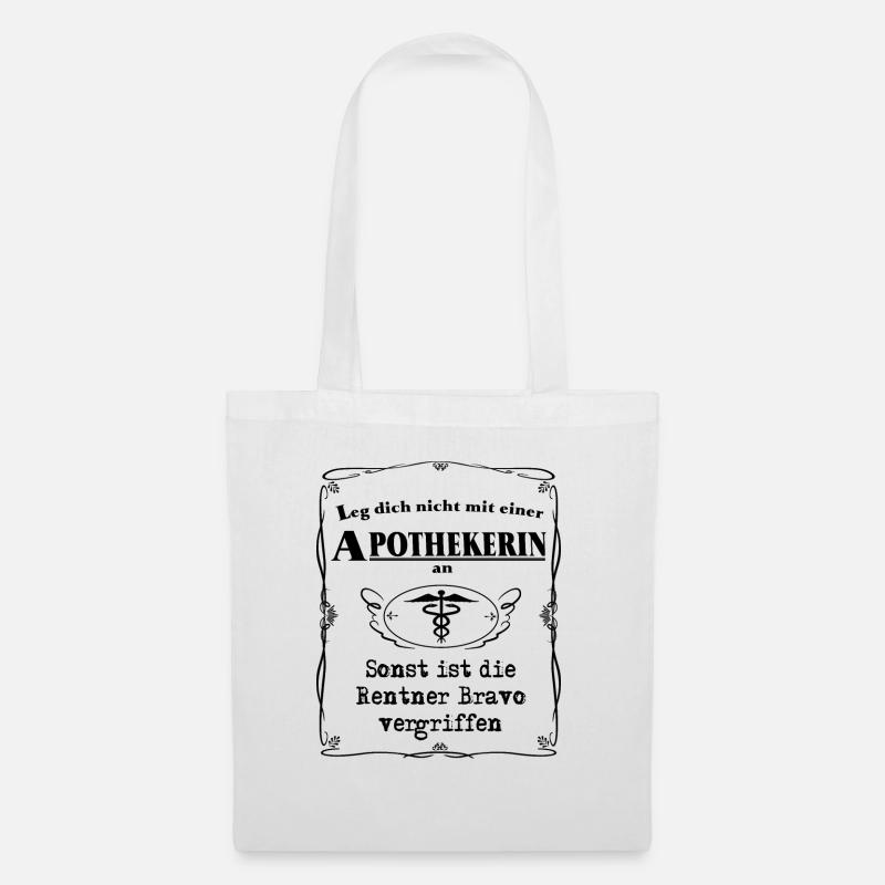 Apothekerin - Stoffbeutel - Weiß