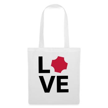 Love - Räppli - Stoffbeutel - Weiß - Vorne