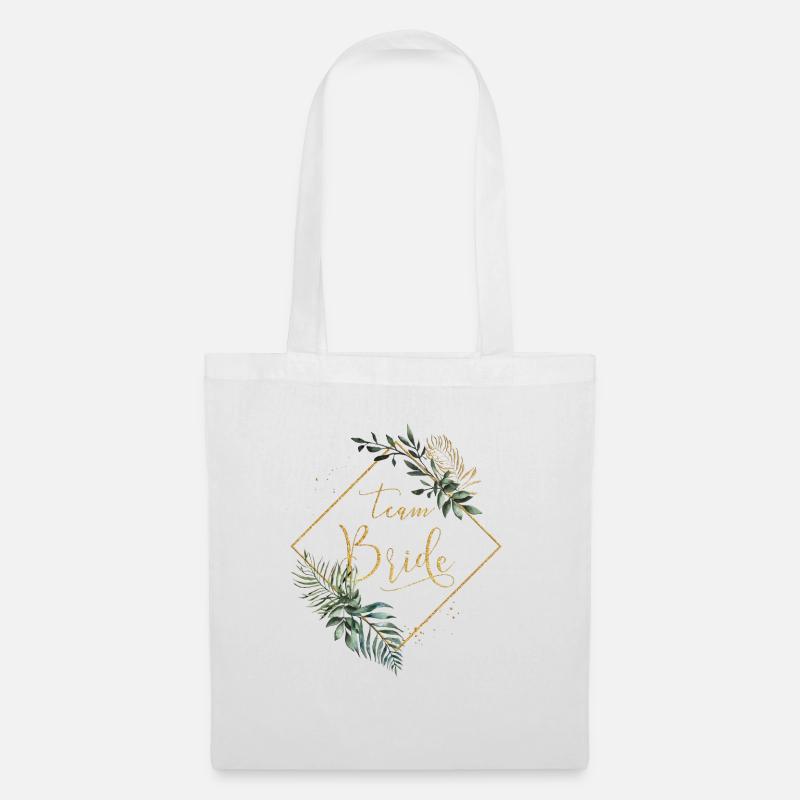 Équipe Bride Greenery 2 - Sac en tissu - blanc