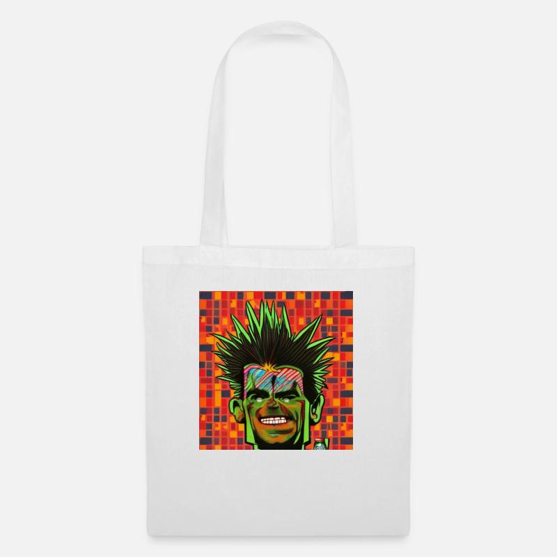punk - Tote Bag - white