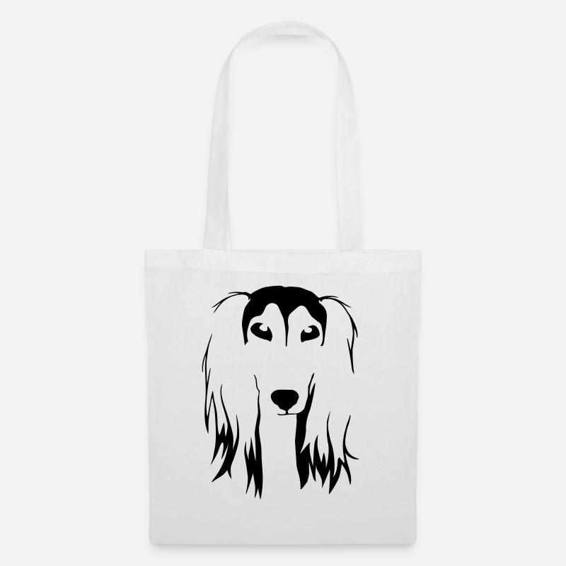SALUKI - Stoffbeutel - Weiß