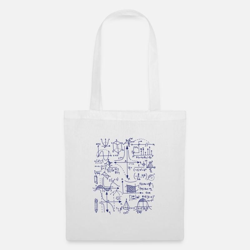 Physik Geschenk Spruch Atom Elektron Schule - Stoffbeutel - Weiß