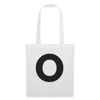 O - Tote Bag - white - Front