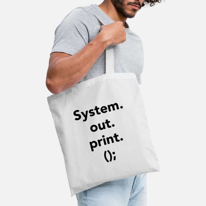 programme système hors impression Java Sac en tissu