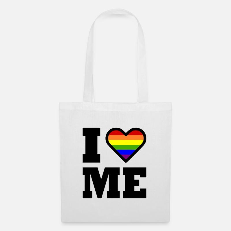 I love me - Stoffbeutel - Weiß