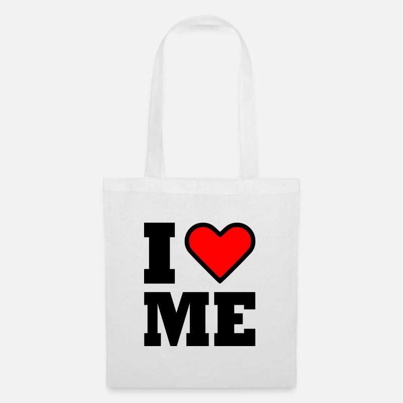 I love me - Stoffbeutel - Weiß