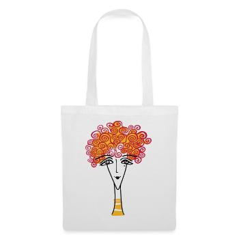 Woman's face - Tote Bag - white - Front