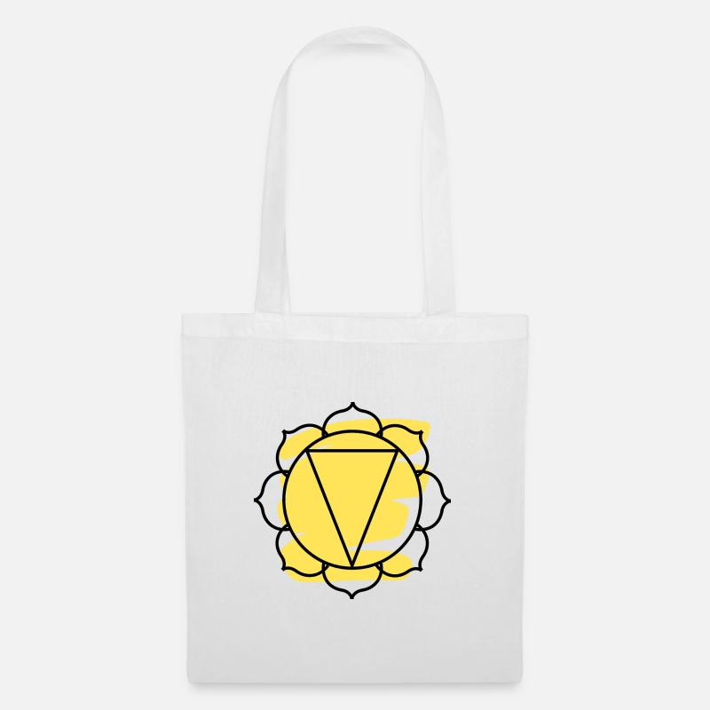 CHAKRA Manipura - Stoffbeutel - Weiß