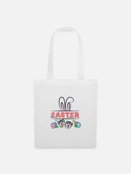 easter is here - Stoffbeutel - Weiß