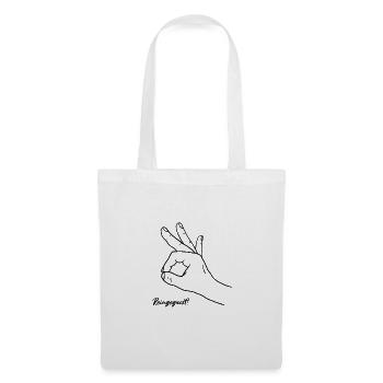 Peeped-in hand - Tote Bag - white - Front