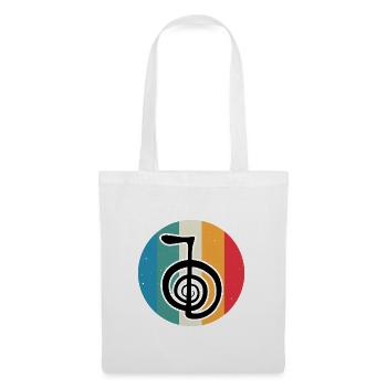 Reiki symbole | Ésotérisme De Yoga Reikimeister cadeau - Sac en tissu - blanc - Devant