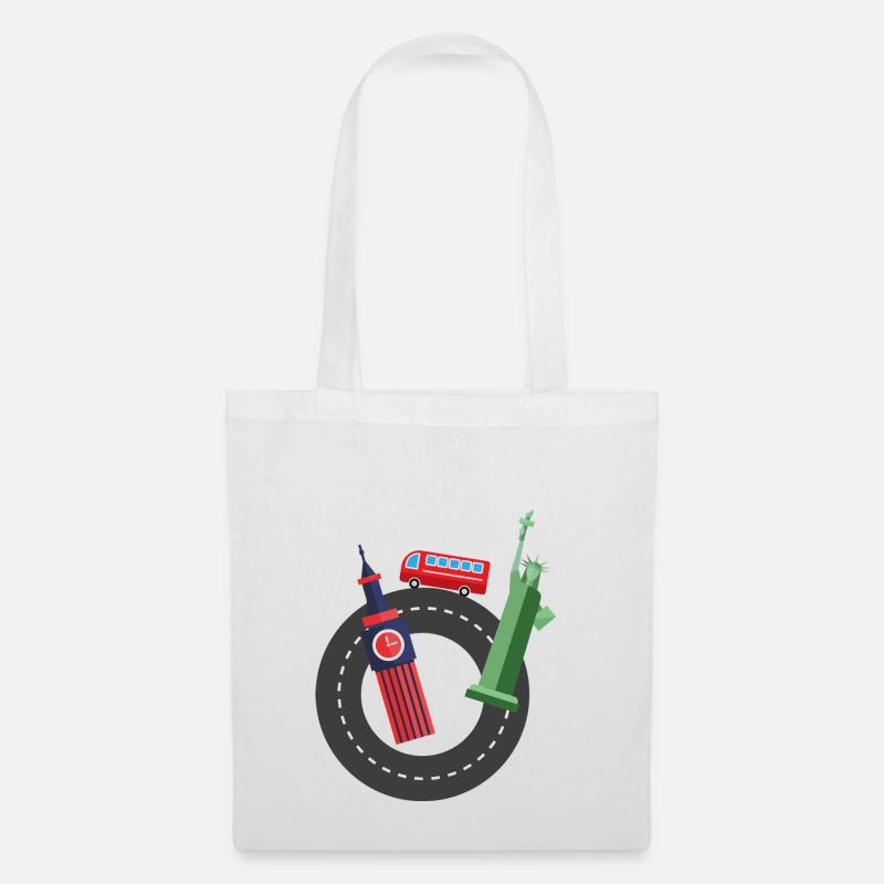 Reisen | Urlaub | Geschenk Idee - Stoffbeutel - Weiß